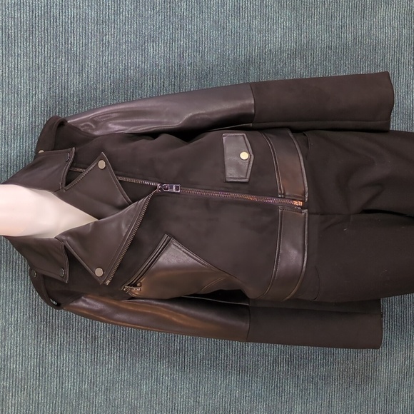 Banana Republic Jackets & Blazers - Banana Republic Vegan Leather Vegan Suede Moto Jacket